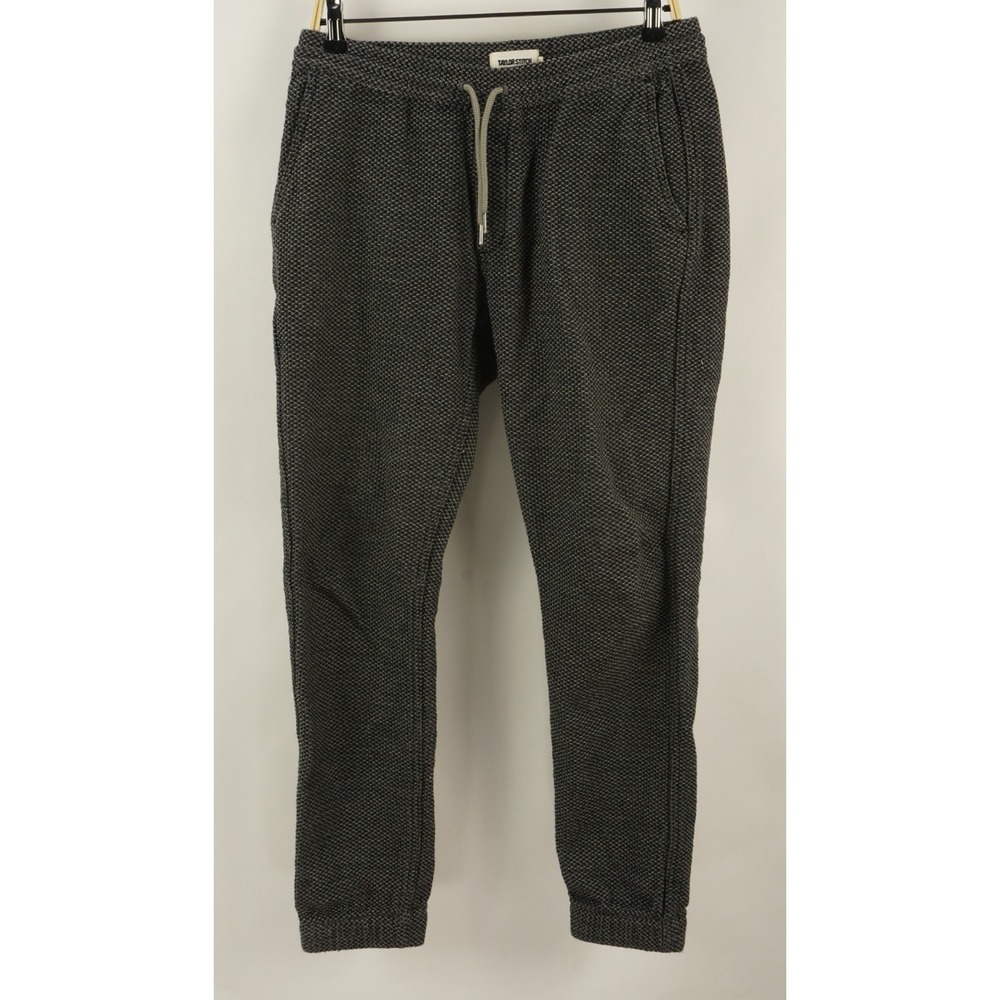 Taylor Stitch Apres Jogger Men's Small Charcoal Waffle Knit Tapered Shashiko